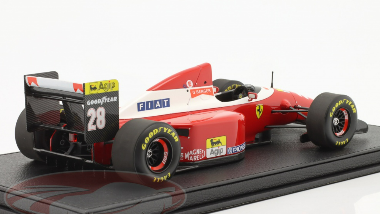 1/18 GP Replicas 1993 Formula 1 Gerhard Berger Ferrari F93A #28 Car Model