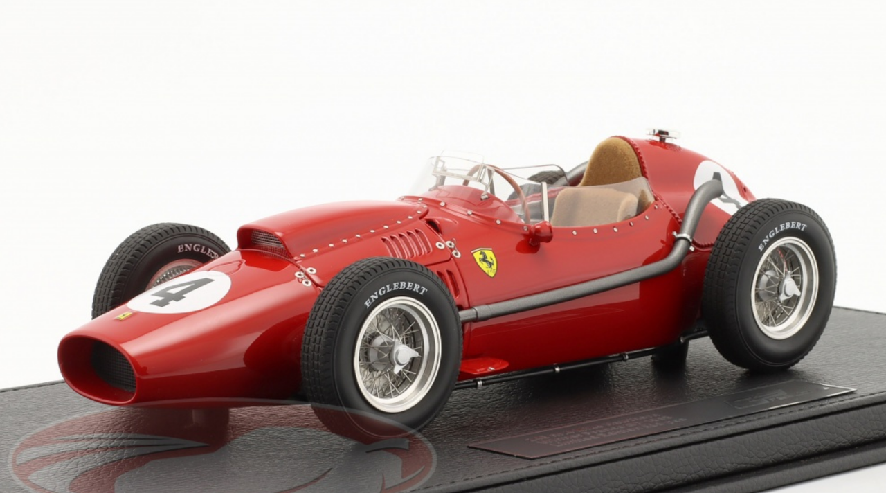 1/18 GP Replicas 1958 Formula 1 Scuderia Ferrari Mike Hawthorn Ferrari 246 #4 Winner France GP World Champion Car Model