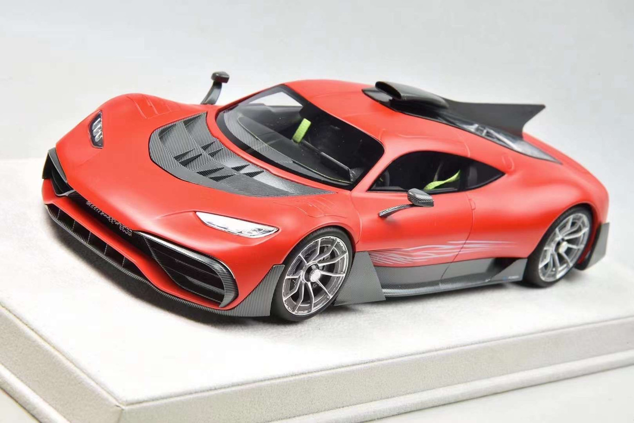 1/18 Modelature Mercedes-Benz AMG Project ONE (Matte Red) Resin Car Model Limited 75 Pieces