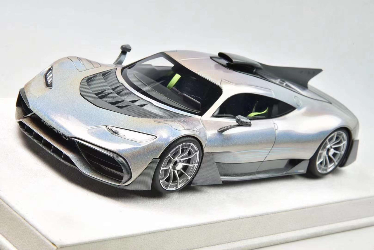 1/18 Modelature Mercedes-Benz AMG Project ONE (Holographic Silver) Resin Car Model Limited 75 Pieces
