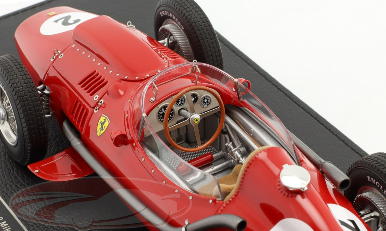 1/18 GP Replicas 1958 Formula 1 Mike Hawthorn Ferrari 246 #2 2nd British GP World Champion Car Model