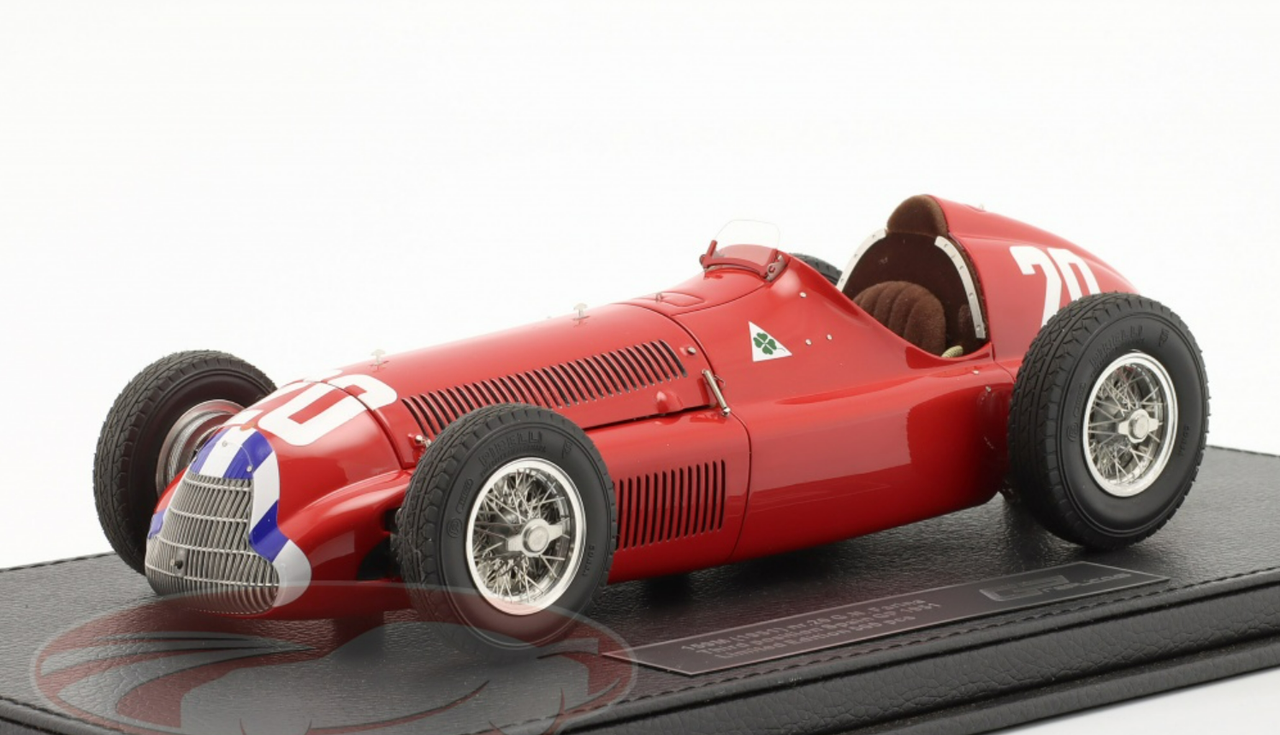 1/18 GP Replicas 1951 Giuseppe Nino Farina Alfa 159 #20 3rd Spain GP Car Model