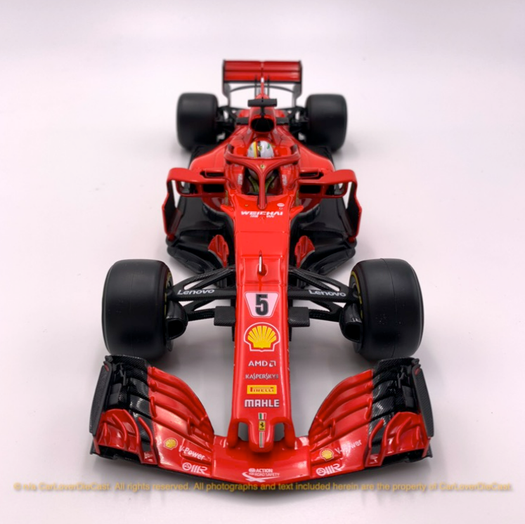 1円〜 ブラーゴ 1/18 フェラーリ レーシング SF-71H S.Vettel