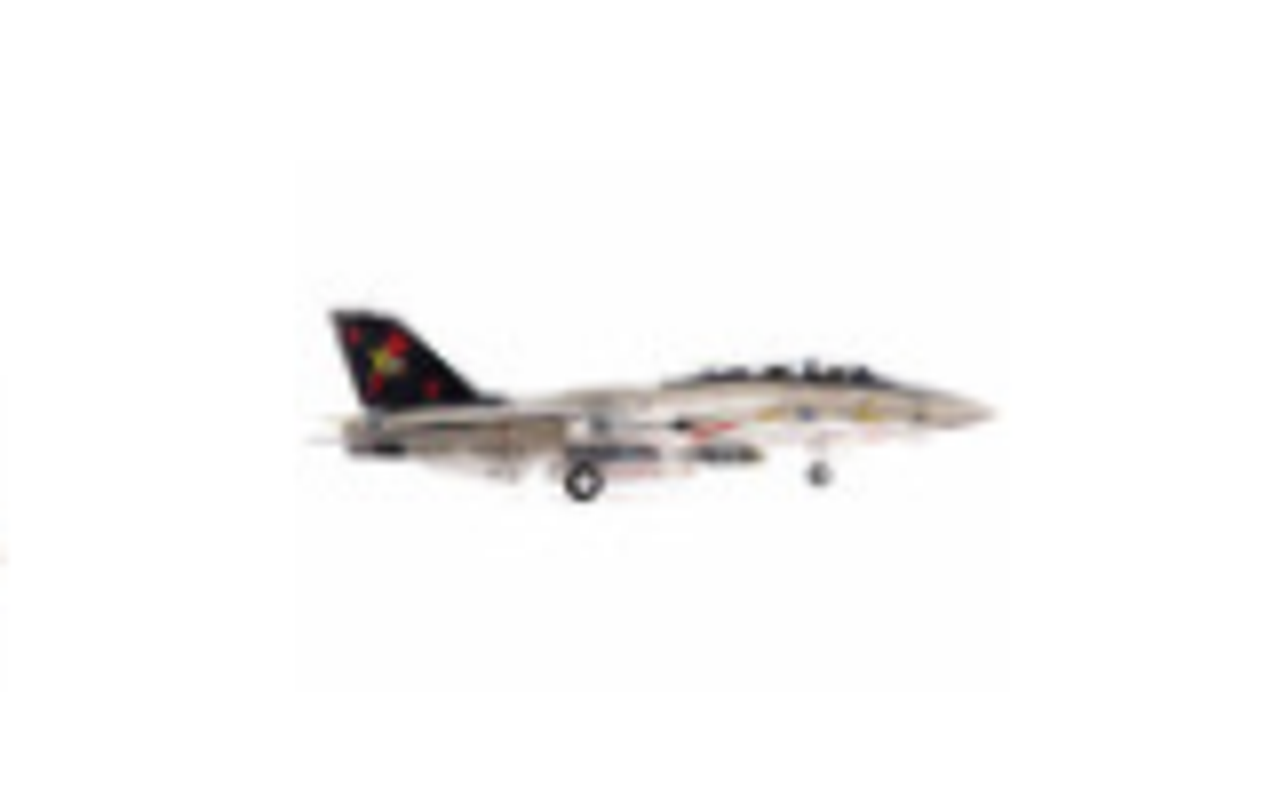 F-14B U.S. Navy Tomcat Fighter Aircraft "VF-11 Red Rippers" with Display Stand Limited Edition to 600 pieces Worldwide 1/72 Diecast Model by JC Wings