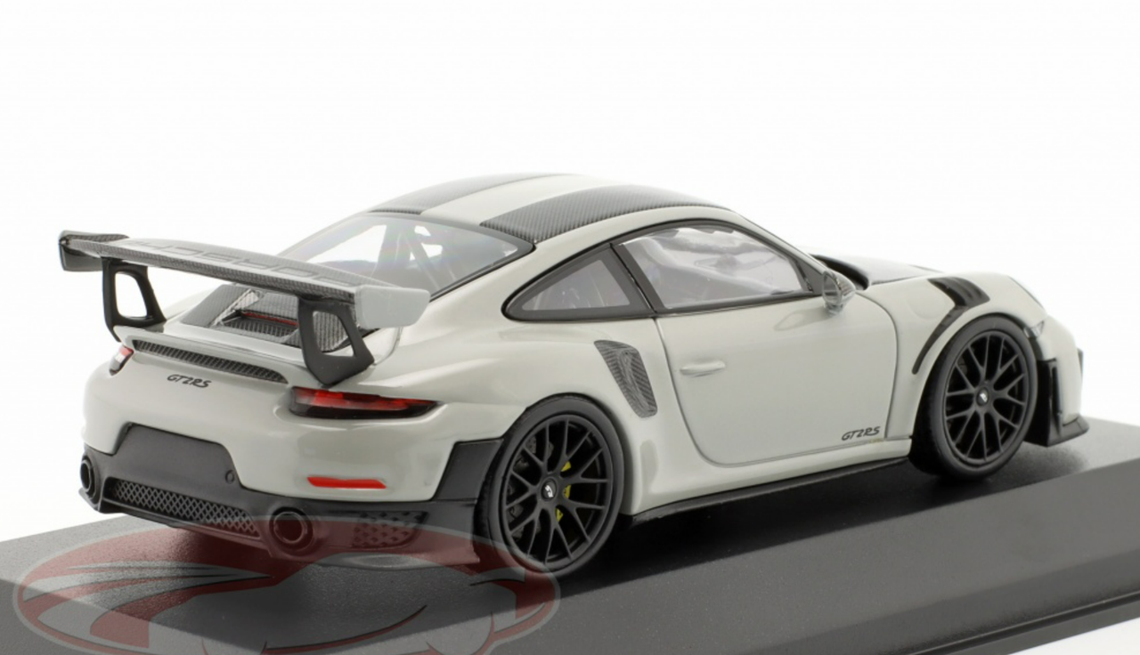 1/43 Minichamps 2018 Porsche 911 (991.2) GT2 RS Weissach Package (Chalk Grey with Black Rims) Car Model