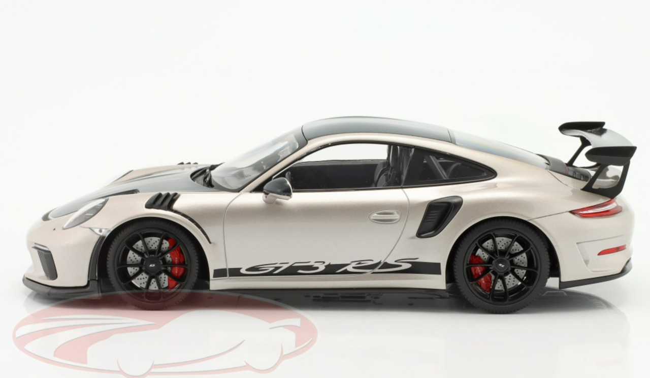 1/18 Minichamps 2019 Porsche 911 (991.2) GT3 RS Weissach Package (Green  with Black Rims) Diecast Car Model Limited 222 Pieces