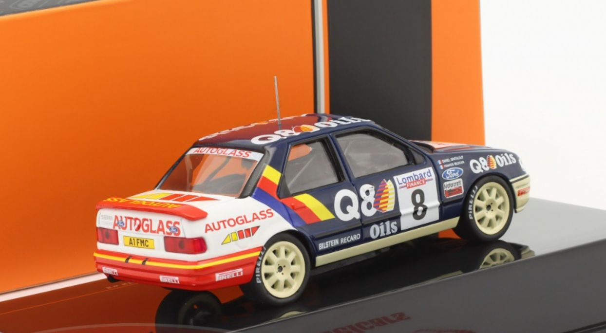 JOLI Nice RARE TOP ! TROFEU 1:43 FORD SIERRA COSWORTH Q8 OILS N° 25 - RAC