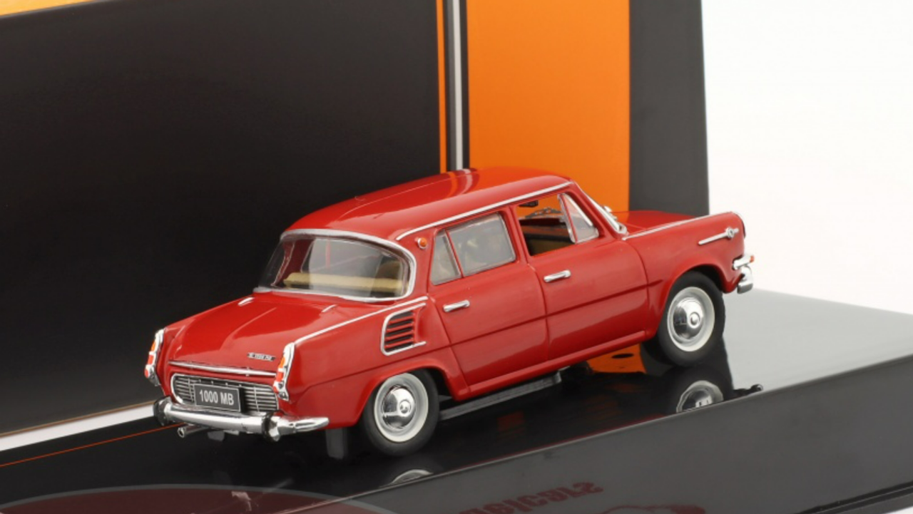 1/43 Ixo 1968 Skoda 1000 MB (Red) Car Model