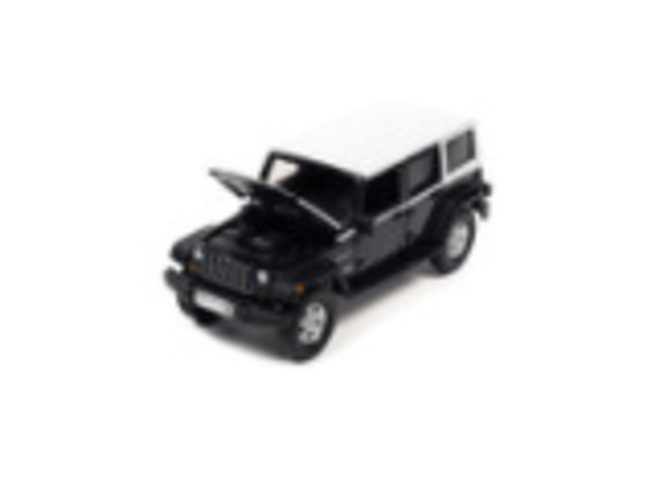 2017 Jeep JK Wrangler Chief Edition Rhino Blue Metallic with White Top "Sport Utility" Series Limited Edition 1/64 Diecast Model Car by Auto World