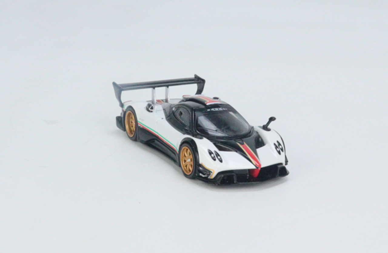 1/64 Tarmac Works Pagani Zonda R Bianco Benny Diecast Car Model