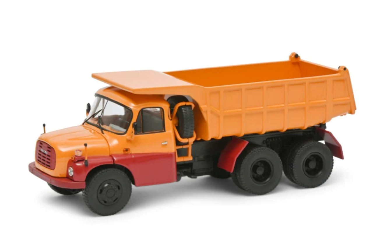 1/43 Schuco Tatra T148 Eump Truck (Orange & Red) Car Model