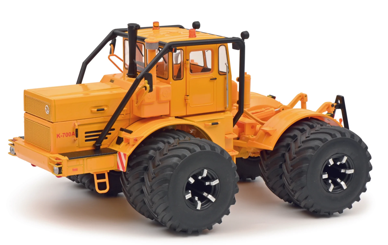 1/32 Schuco Kirovets K-700 A Tractor with Double Tires (Yellow) Car Model