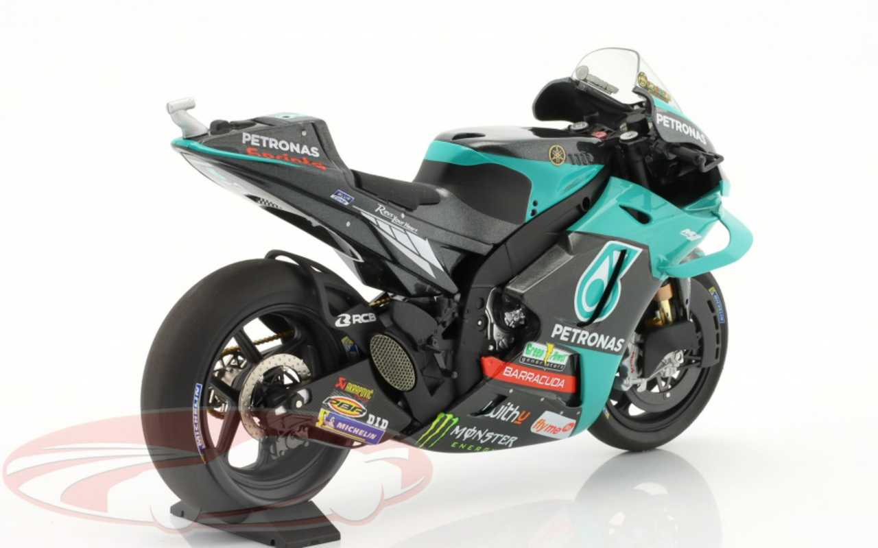 1/12 Minichamps 2021 Valentino Rossi Yamaha YZR-M1 #46 Test Qatar MotoGP Model