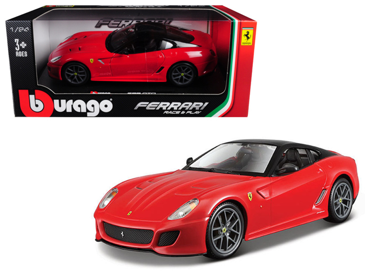 1/24 Bburago Ferrari 599 GTO (Red) Diecast Car Model