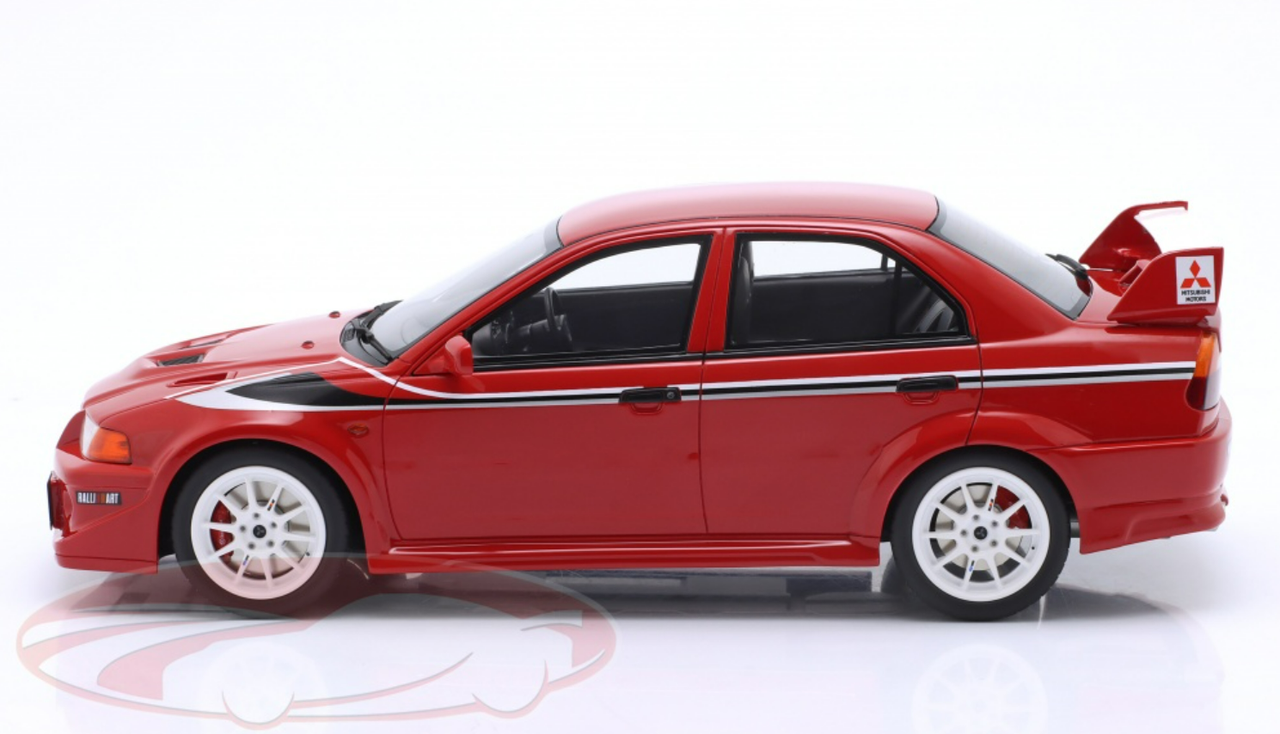 1/18 OTTO 1999 Mitsubishi Lancer EVO VI Tommi Makinen Edition Passion Red  R71 Resin Car Model