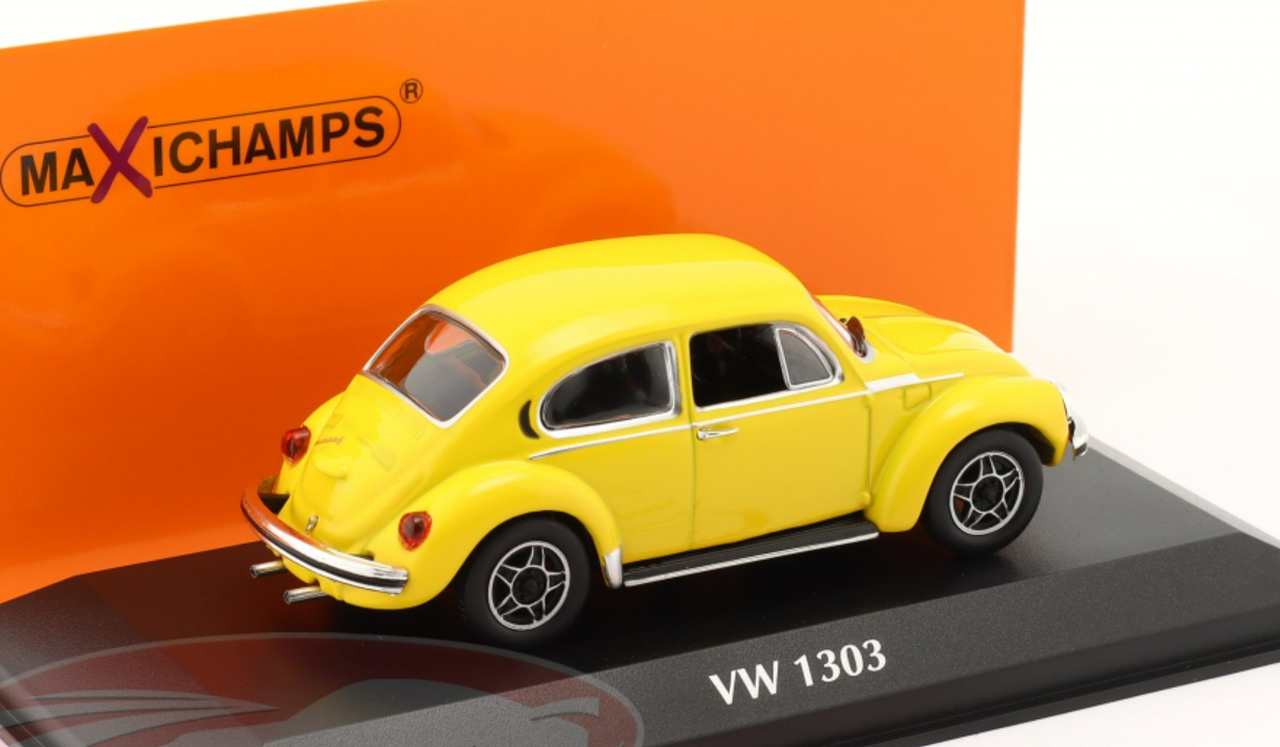 1/43 Minichamps 1974 Volkswagen VW Beetle 1303 (Yellow) Car Model