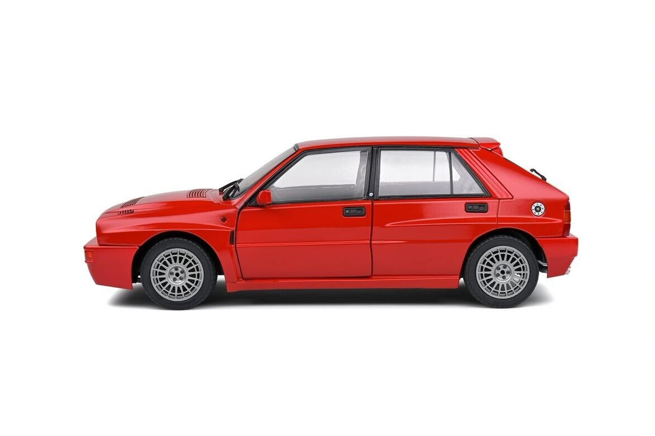 1/18 Solido 1991 Lancia Delta HF Integrale (Red) Diecast Car Model 