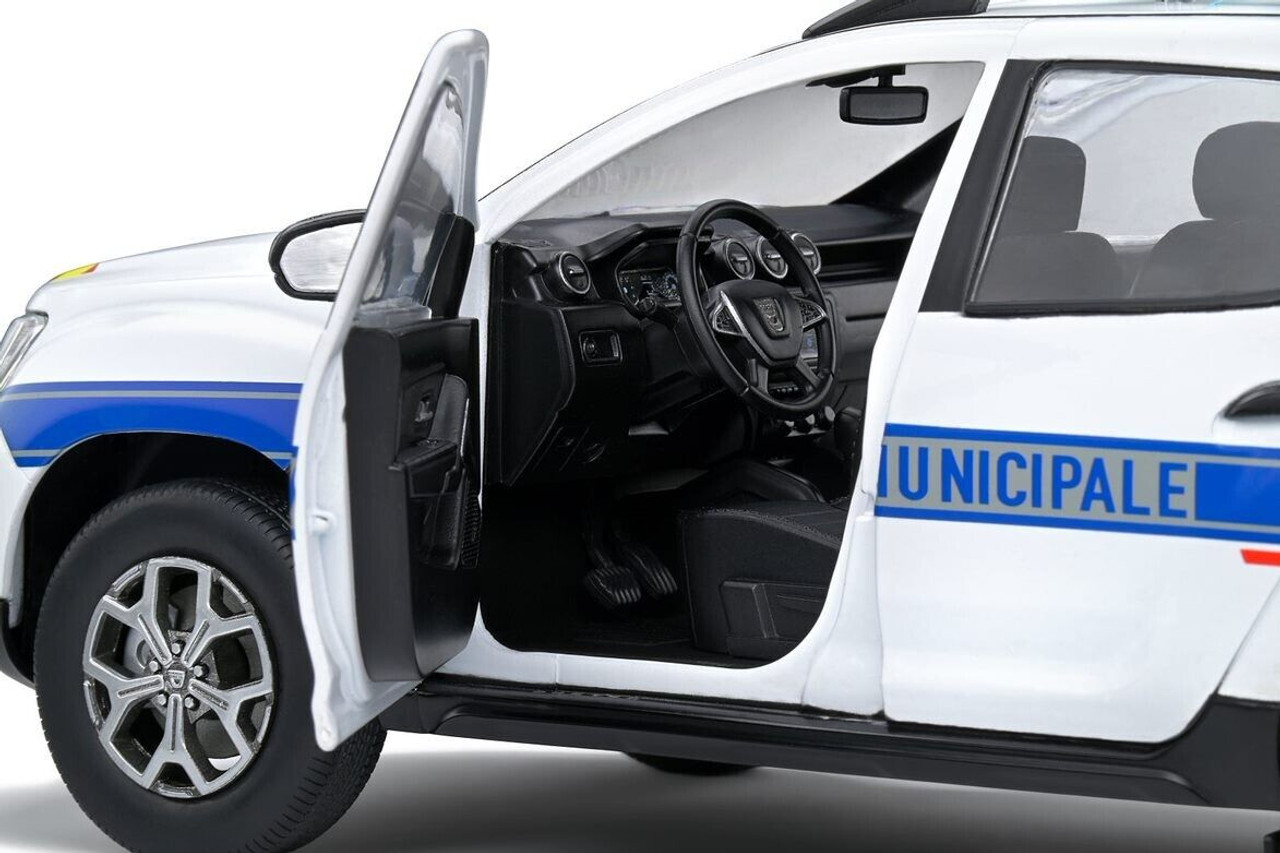 1/18 Solido 2021 Dacia Duster Ph.2 Police Municipale Diecast Car Model