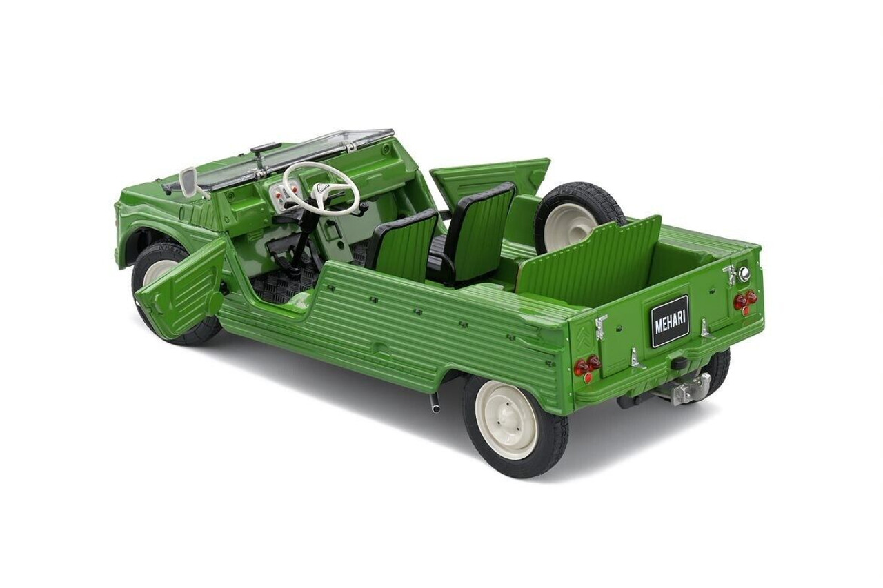 1/18 Solido 1969 Citroen Mehari Mk1 (Green) Diecast Car Model