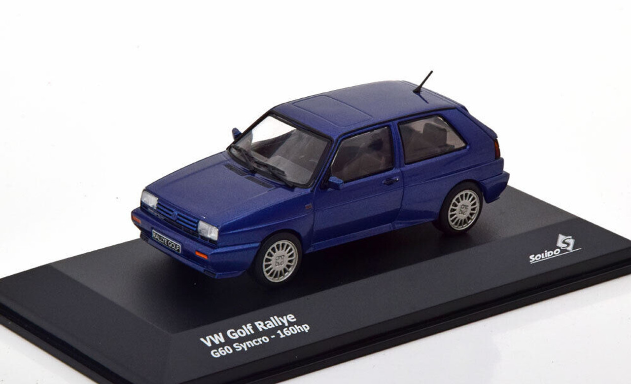 1/43 Solido Volkswagen VW Golf rally G60 Syncro (Blue Metallic) Diecast Car  Model - LIVECARMODEL.com