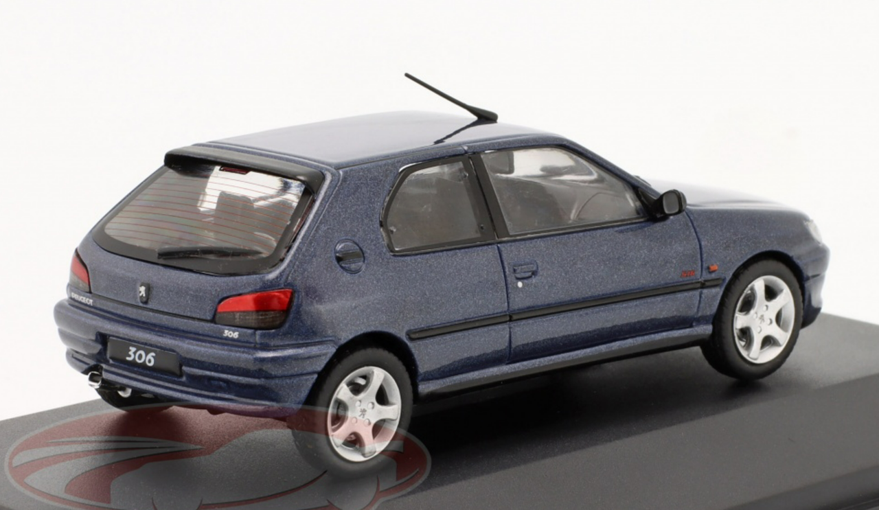 1/43 Solido 1998 Peugeot 306 S16 (Blue Metallic) Car Model