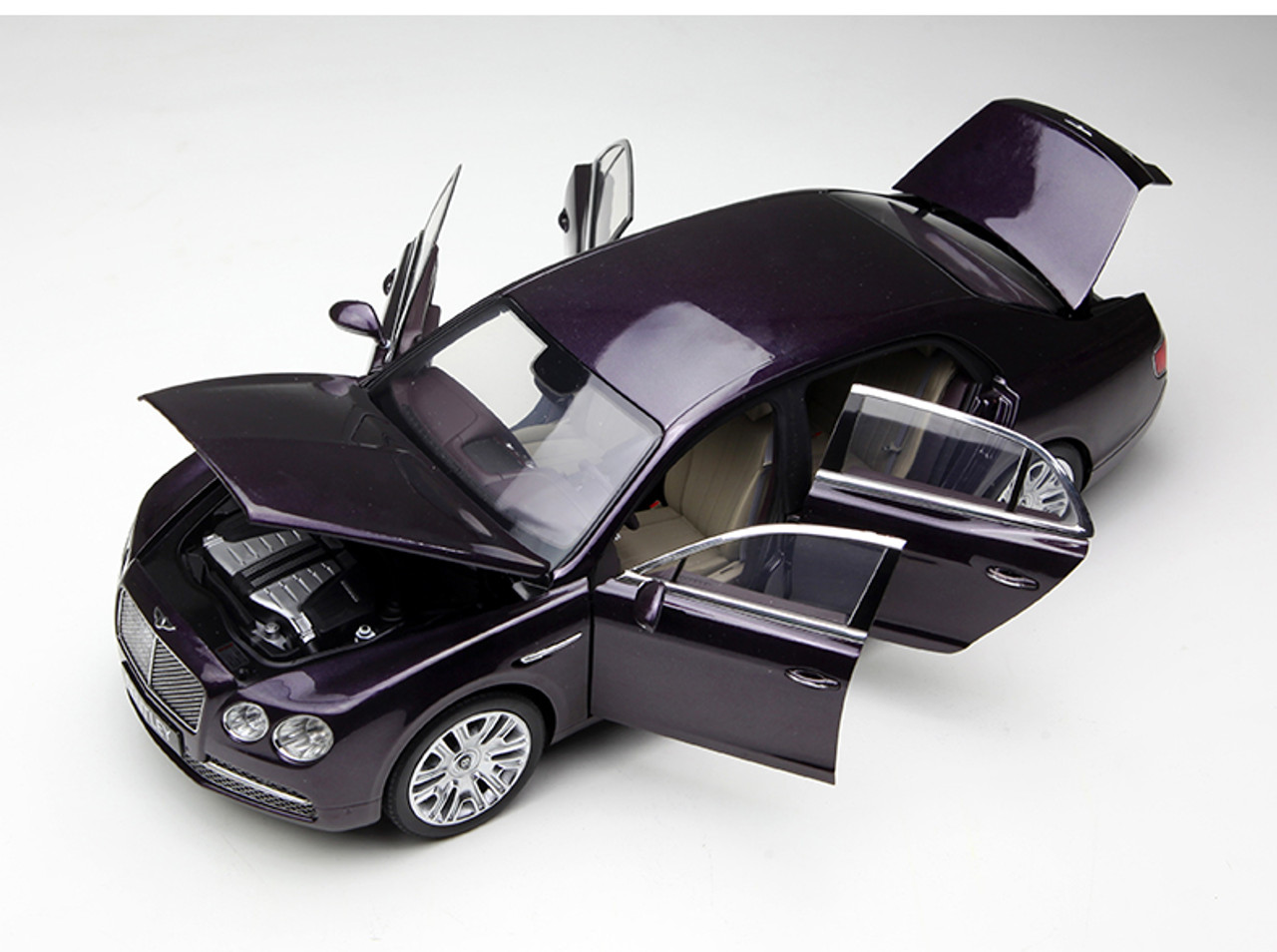 1/18 Kyosho Bentley Continental Flying Spur W12 (Damson Purple) Diecast Car  Model