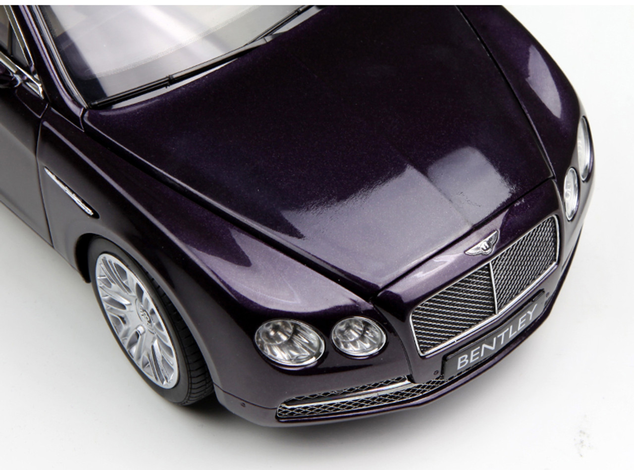 1/18 Kyosho Bentley Continental Flying Spur W12 (Damson Purple) Diecast Car Model