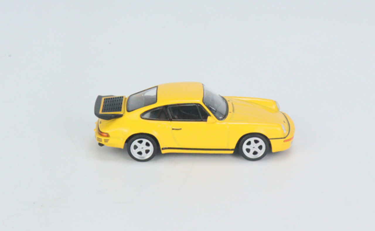 1/64 Mini GT 1987 Porsche 911 RUF CTR (Blossom Yellow) Diecast Car Model