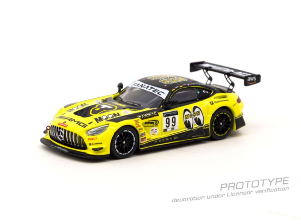 1/64 Tarmac Works Mercedes-AMG GT3 Indianapolis 8 Hour 2021 Craft-Bamboo Racing M. Engel / L. Stolz / J. Gounon 