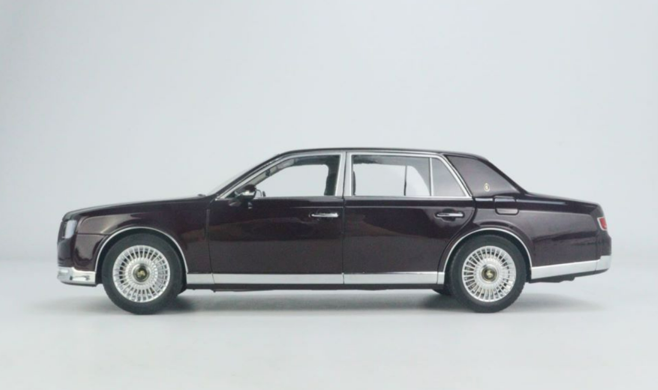 1/18 LCD Toyota Century (Maroon Dark Red) Diecast Car Model