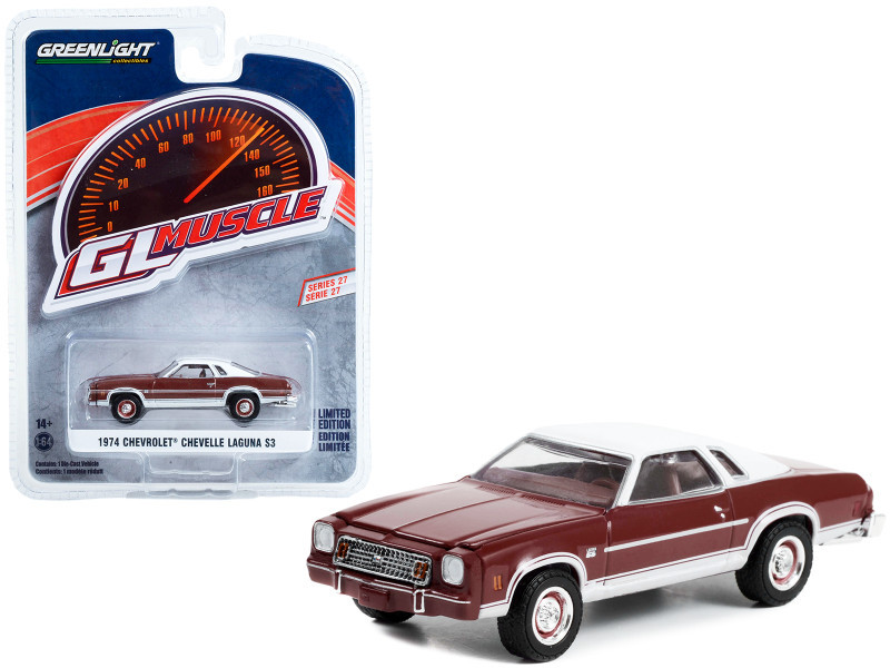 1974 Chevrolet Chevelle Laguna S3 Medium Red Metallic with White