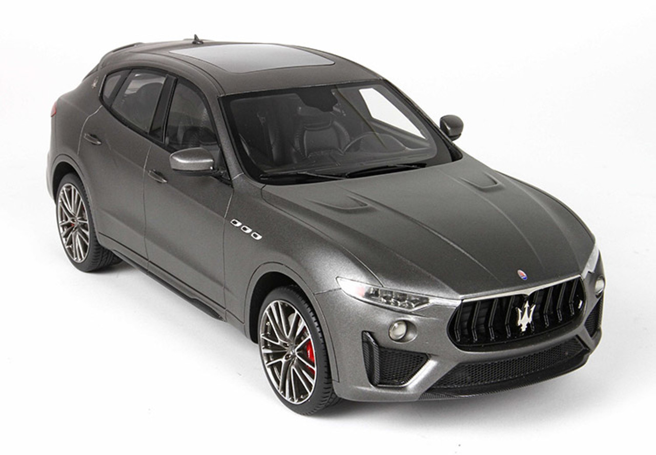 1/18 BBR Maserati Levante Trofeo (Matte Grey) Resin Car Model