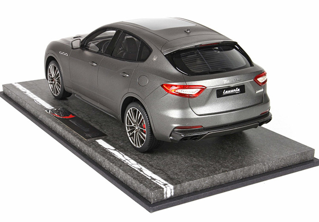 1/18 BBR Maserati Levante Trofeo (Matte Grey) Resin Car Model