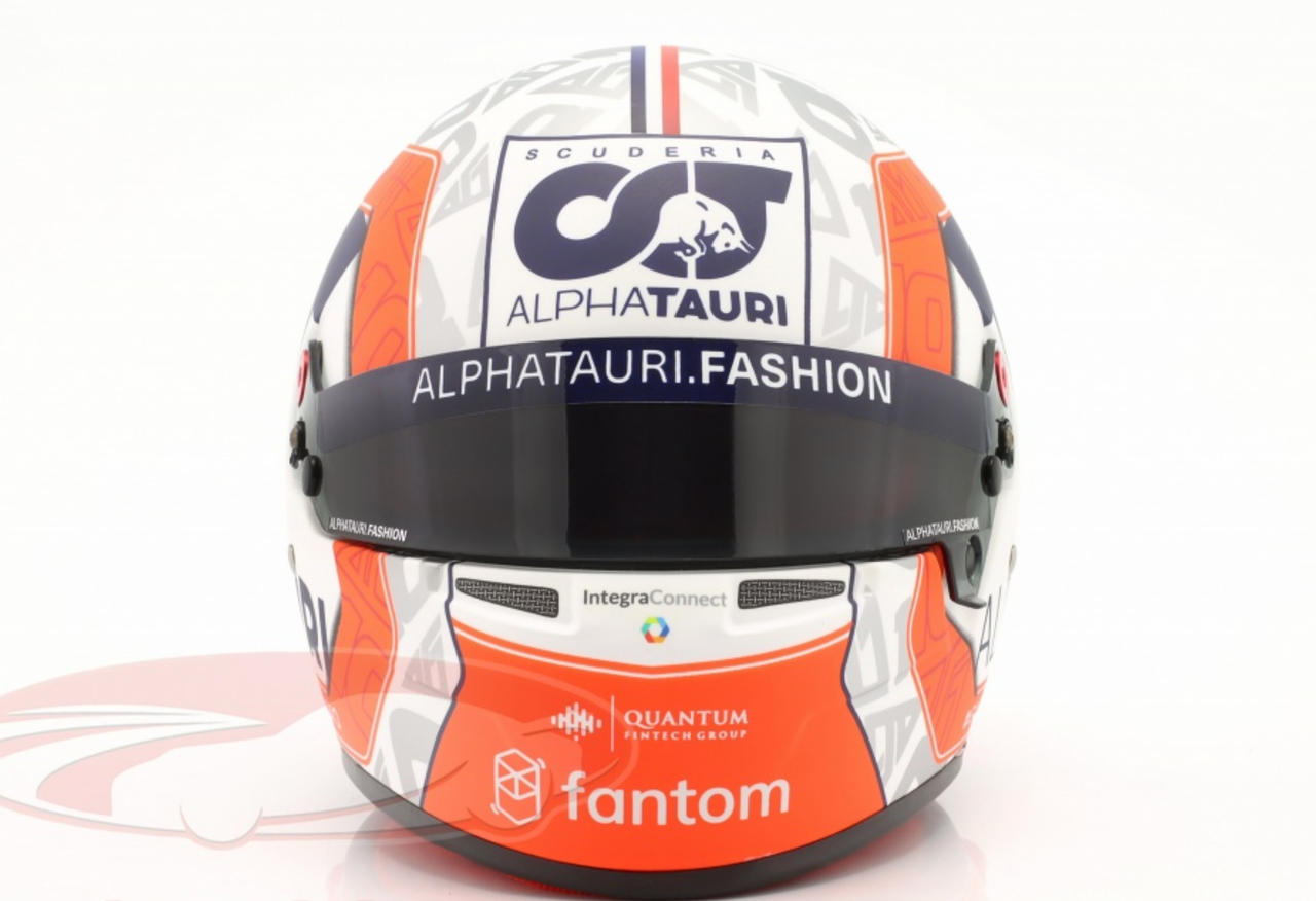 1/2 Bell 2022 Formula 1 Pierre Gasly #10 Scuderia Alpha Tauri Helmet Model