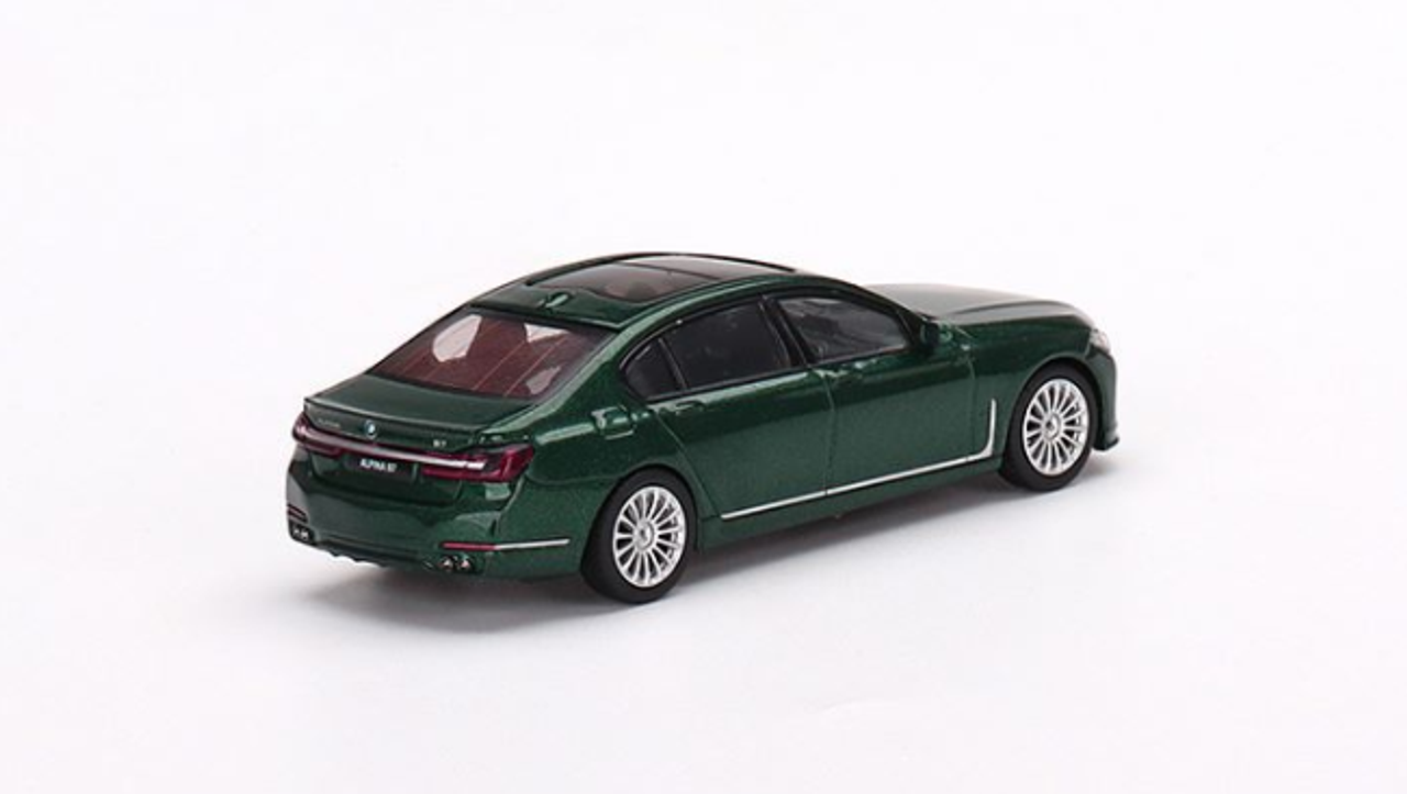 1/64 Mini GT BMW Alpina B7 xDrive Alpina (Green Metallic) Diecast Car Model