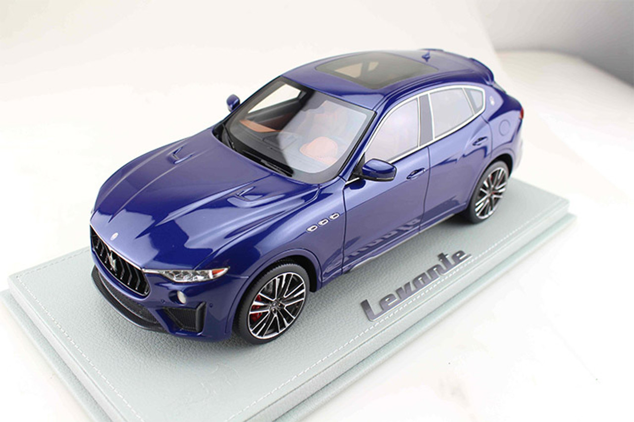 1/18 BBR Maserati Levante Trofeo (Sapphire Blue) Resin Car