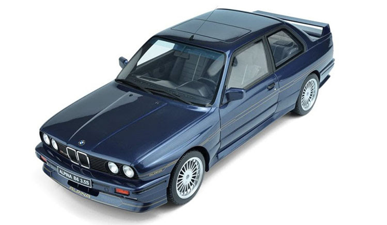 1/12 OTTO 1986 Alpina E30 B6 (Dark Blue) Resin Car Model