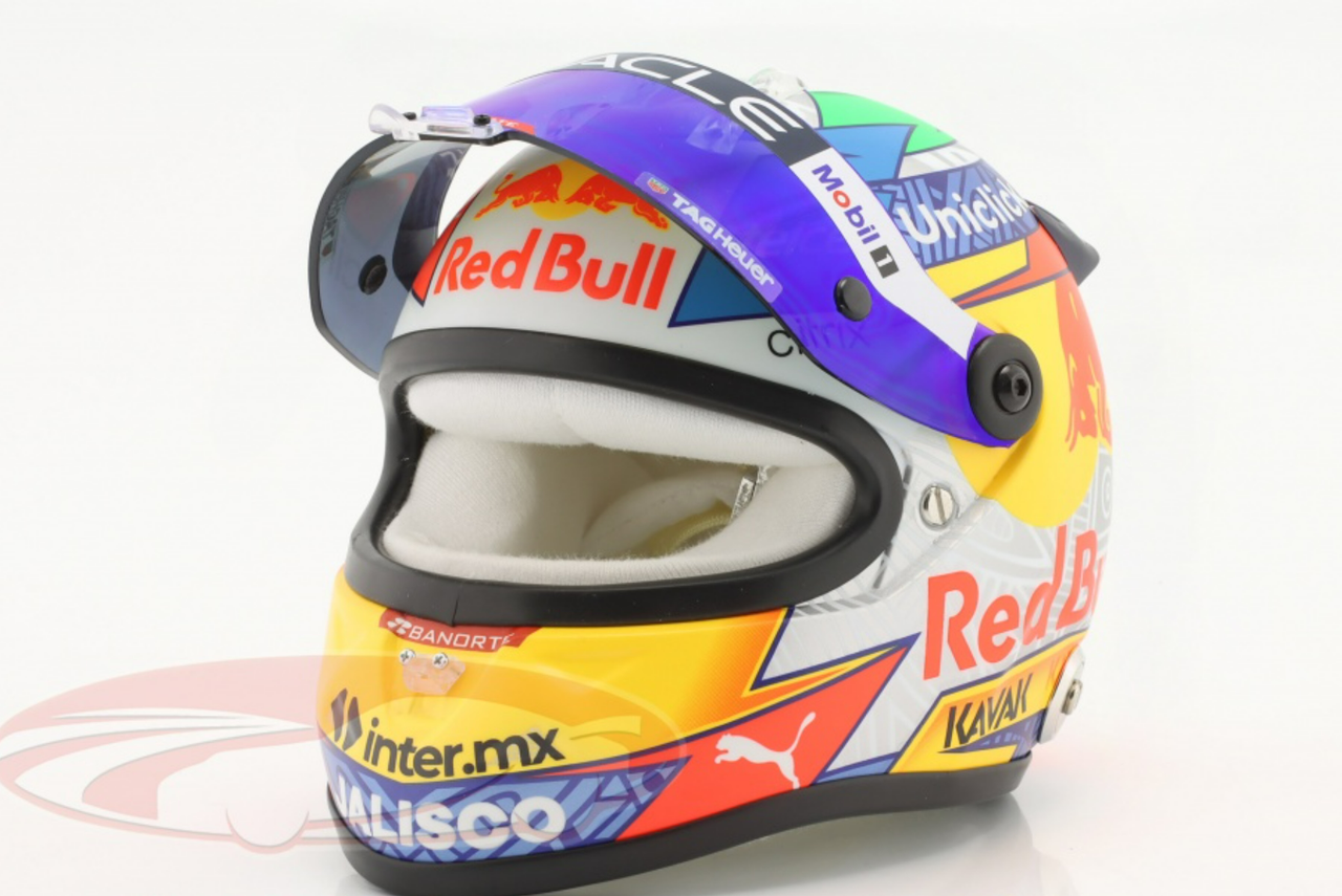 1/2 Schuberth 2022 Formula 1 Sergio Perez #11 Oracle Red Bull Racing Helmet Model