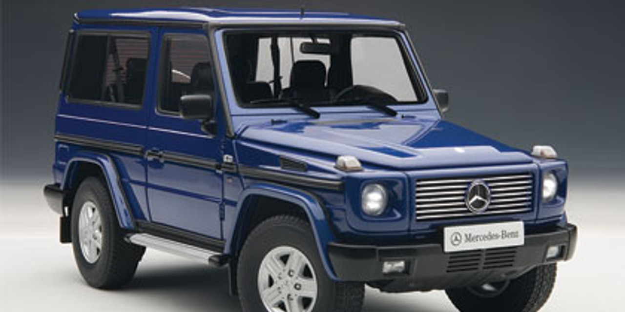 1/18 AUTOart Mercedes-Benz Mercedes MB G-Class G-Klasse G500 SWB (Blue)  Diecast Car Model 76114