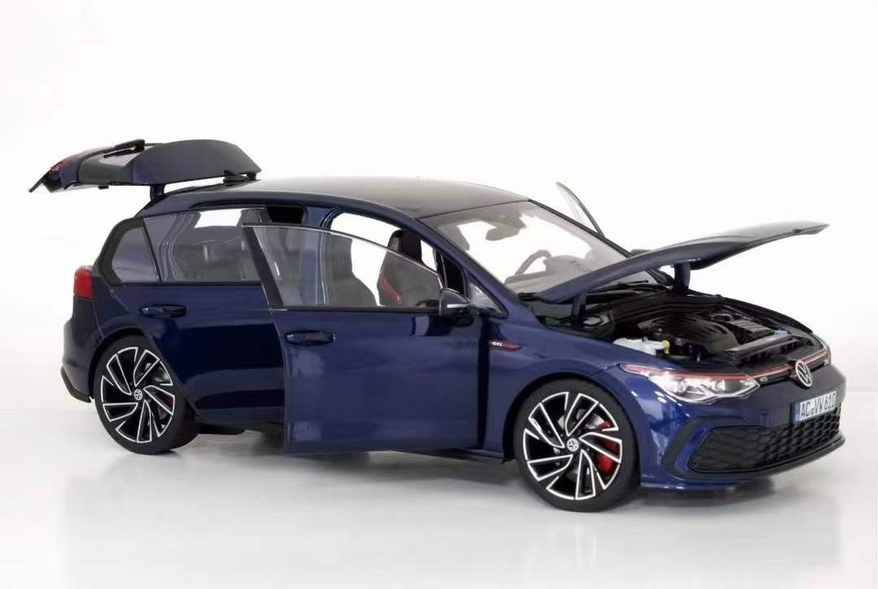 1/18 Norev 2021 Volkswagen VW Golf GTI VIII (Blue) Diecast Car Model