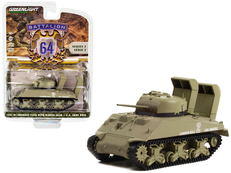 1944 M4 Sherman Tank with Wading Gear #2 