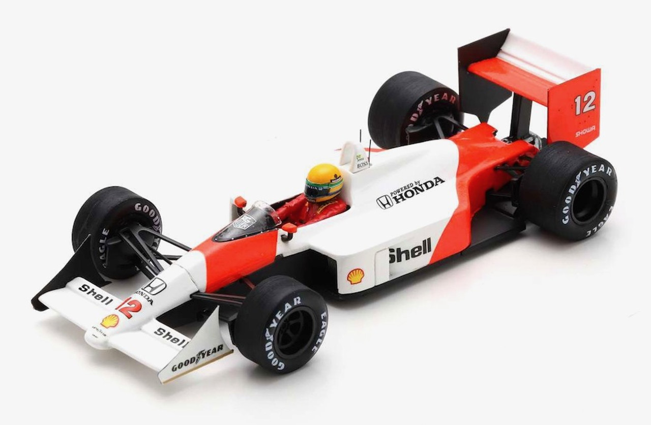 1/43 Spark 1988 Formula 1 Ayrton Senna McLaren MP4/4 #12 Winner Japan GP World Champion Car Model