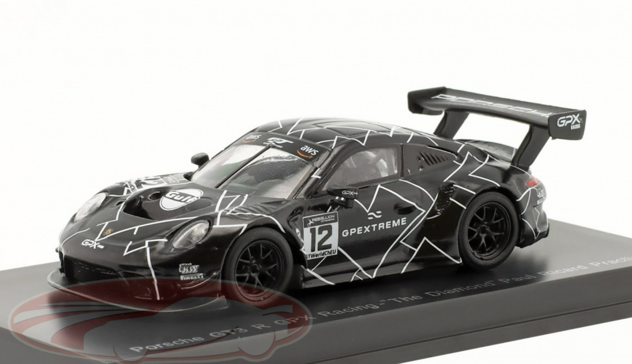 【SPARK】限定600台Porsche 911 GT3R-GPX 2020 1/64 Spark 2020 Porsche 911 GT3 #12 Test GT World Challenge