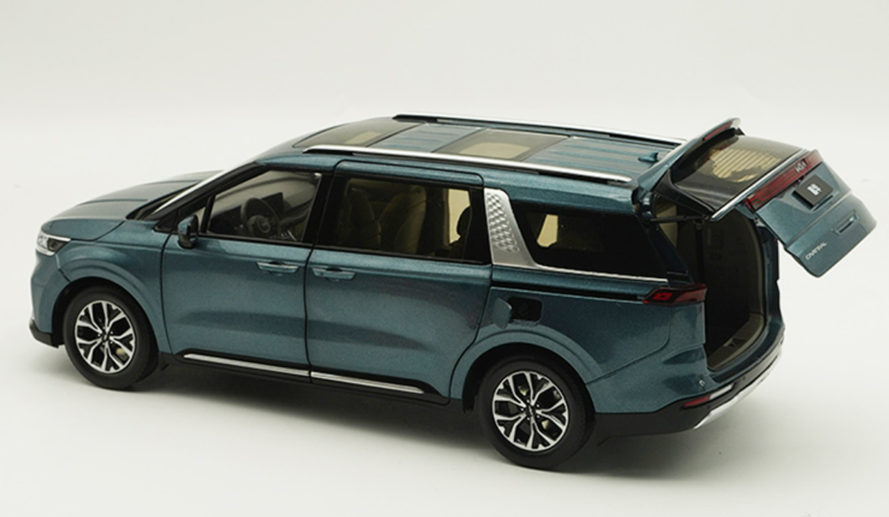 SHO 1/18 Dealer Edition Kia Carnival (Green Blue) Diecast Car
