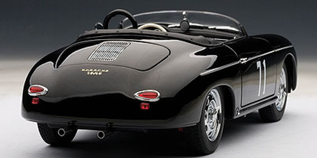 1/18 AUTOart Porsche 356 1600 Super SPEEDSTER #71 STEVE MCQUEEN VERSION (BLACK) Diecast Car Model 77866