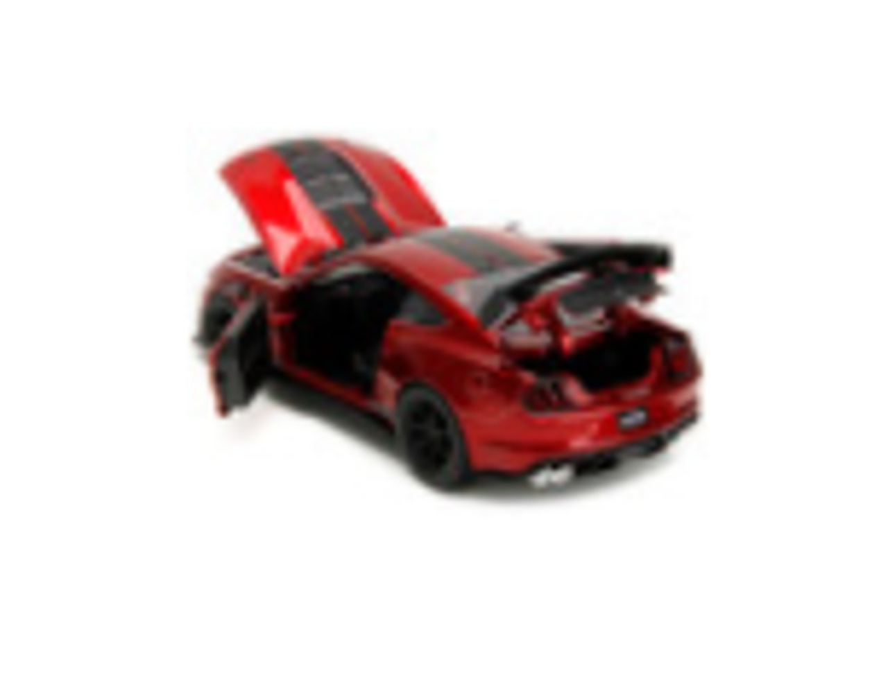 1/24 Jada 2020 Ford Mustang Shelby GT500 (Candy Red with Black Stripes) "Bigtime Muscle" Series Diecast Car Model