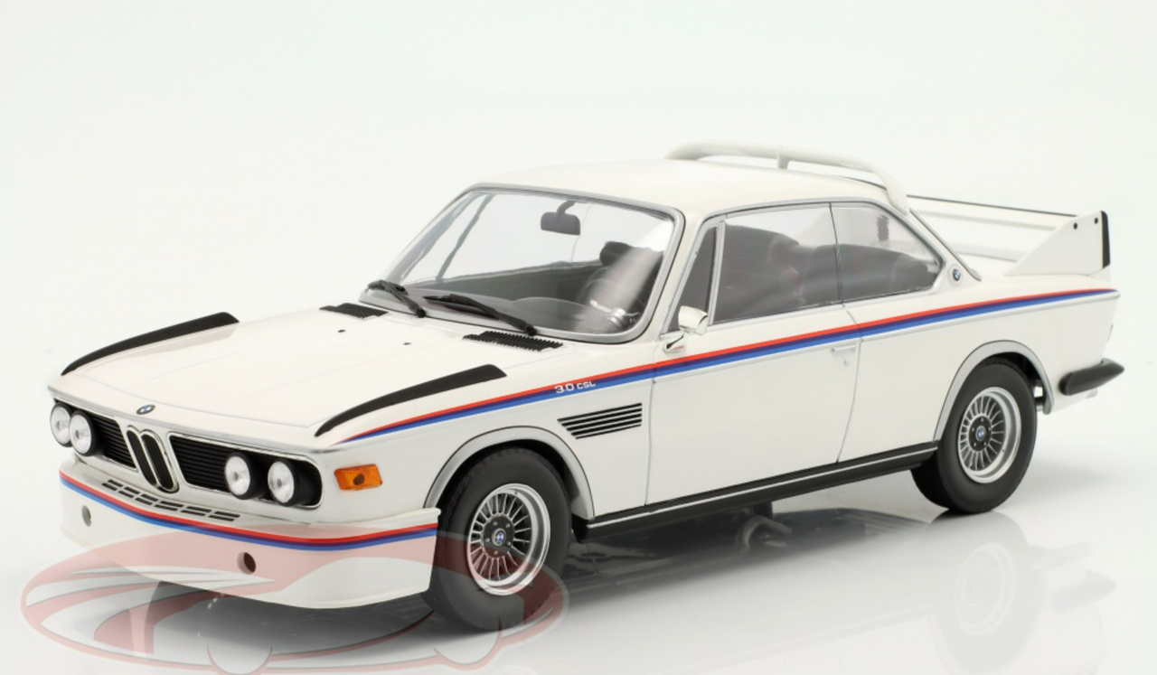1/18 Minichamps 1973 BMW 3.0 CSL (E9) White Car Model
