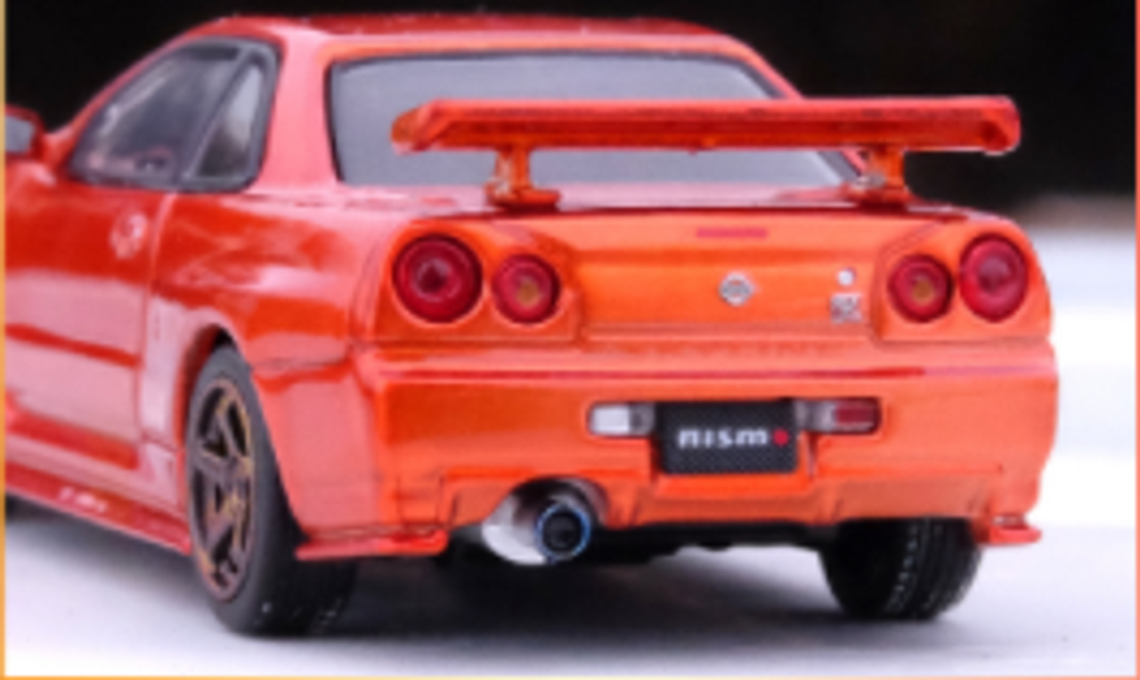 1/64 INNO NISSAN SKYLINE GT-R (R34) R-Tune Orange Metallic