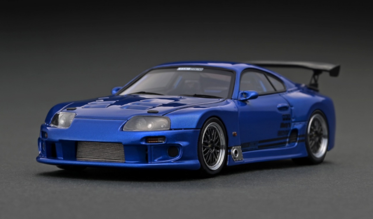 1/43 Ignition Model Toyota TOP SECRET GT300 Supra (JZA80) Blue Metallic 