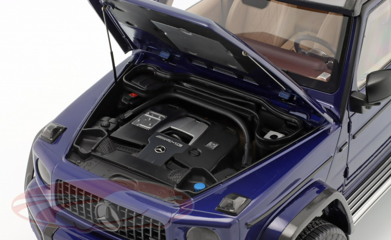 1/12 Dealer Edition 2022 Mercedes-Benz G63 (W463) 4x4 AMG (Mystic Blue) Diecast Car Model